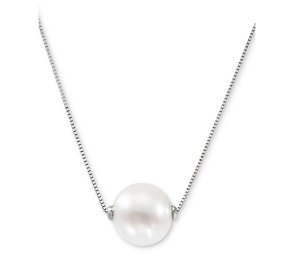 Honora Cultured Freshwater Pearl (8-1/2mm) 18" Pendant Necklace 14k Gold (Also Pink Pearl)