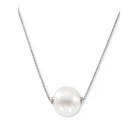 Honora Cultured Freshwater Pearl (8-1/2mm) 18" Pendant Necklace 14k Gold (Also Pink Pearl)