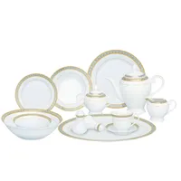 Lorren Home Trends Safora 57-pc Dinnerware Set, Service for 8