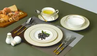 Lorren Home Trends Valentina 57-pc Dinnerware Set, Service for 8