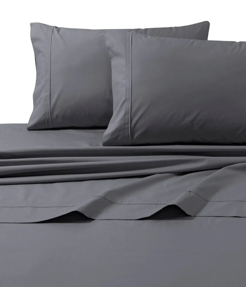 Tribeca Living 300 Thread Count Cotton Percale Extra Deep Pocket Queen Sheet Set