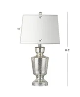 Jonathan Y Olivia Led Table Lamp - Mercury Silver