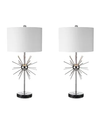 Jonathan Y Aria Metal or Marble Led Table Lamp