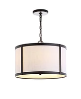 Jonathan Y Thatcher Metal Led Pendant Light