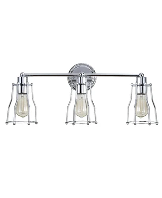 Jonathan Y Evelyn 3-Light Metal Vanity Light
