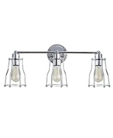 Jonathan Y Evelyn -Light Metal Vanity Light
