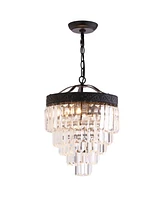 Jonathan Y Wyatt 2-Light Crystal Led Chandelier