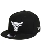 New Era Chicago Bulls Black White 9FIFTY Snapback Cap