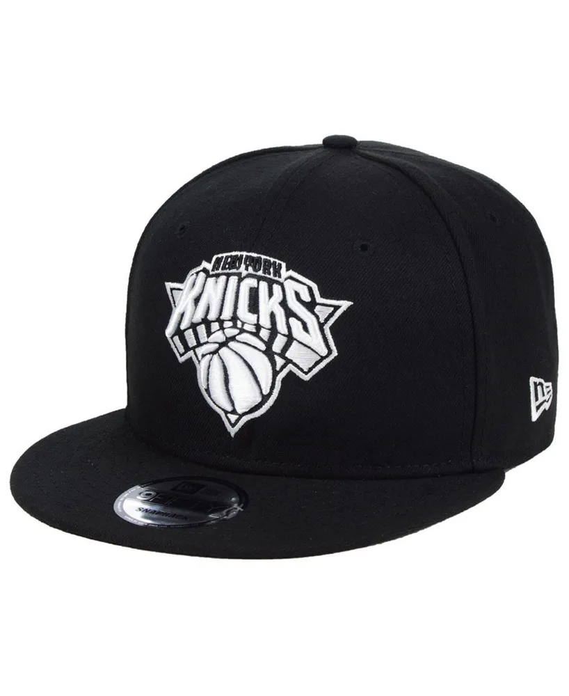 New Era New York Knicks Black White 9FIFTY Snapback Cap