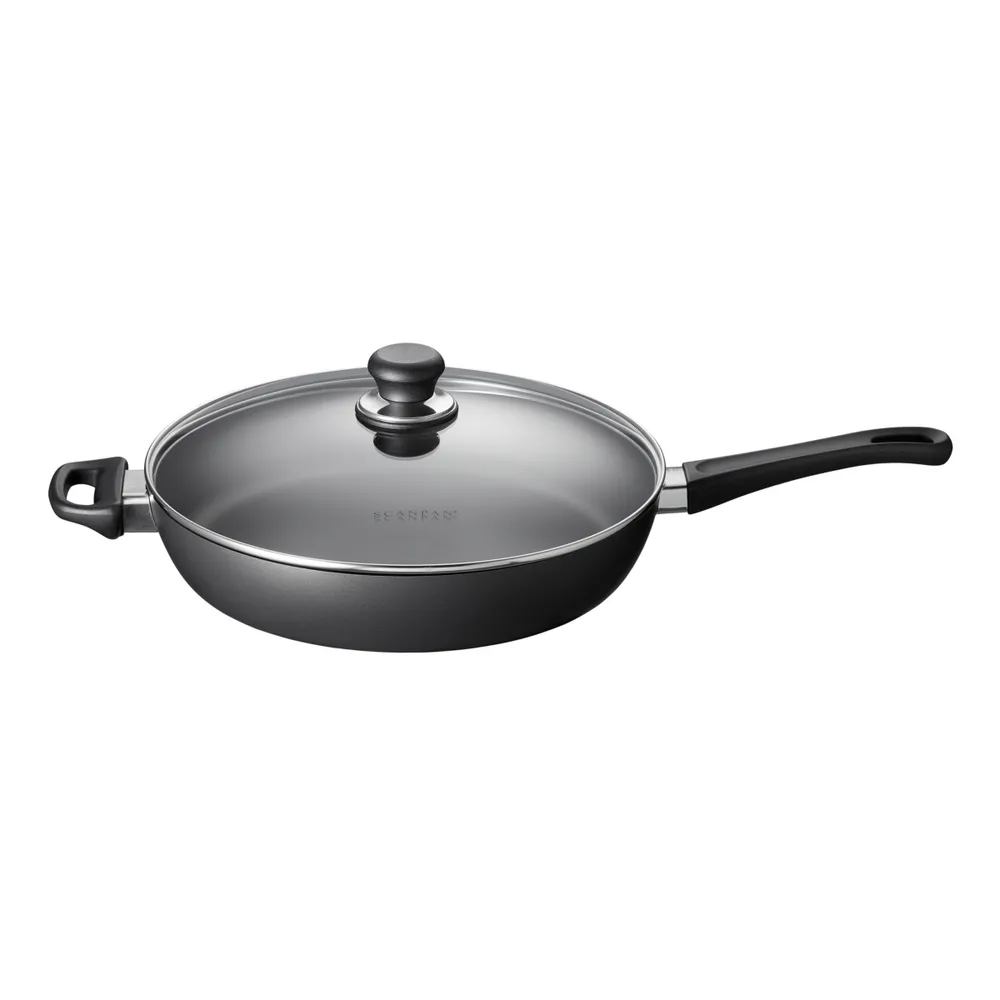 Scanpan Classic 4.25 qt, 4.0 L, 12.5, 32cm Nonstick Saute Pan with Lid,  Black