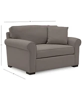 Astra 59" Roll Arm Fabric Chair Bed, Created for Macy's