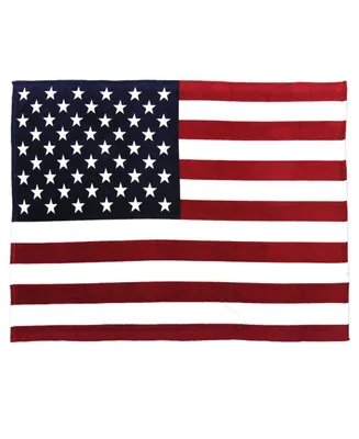 Sleeping Partners Usa Flag Fleece Blanket