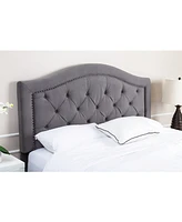 Simone Tufted Velvet Headboard - Full/Queen