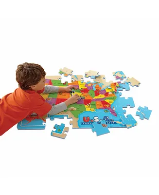 Educational Insights Usa Foam Map Floor Puzzle