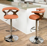 Lumisource Gardenia Adjustable Barstool