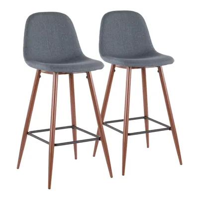 Lumisource Stackable Barstool Set of 2