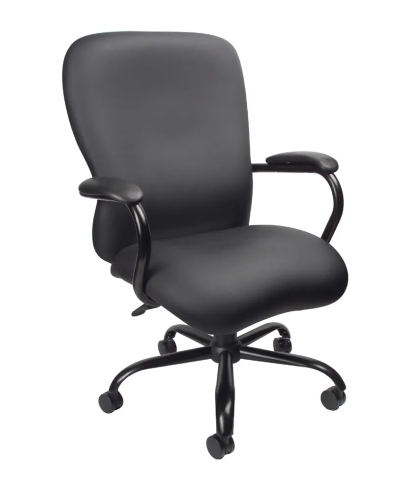 Boss Office Products Heavy Duty CaressoftPlus Chair, 400 lb. Capacity