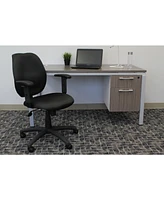 Boss Office Products Mid-Back Task Chair with Adjustable Arms