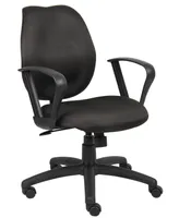 Boss Office Products Task Chair W/Loop Arms