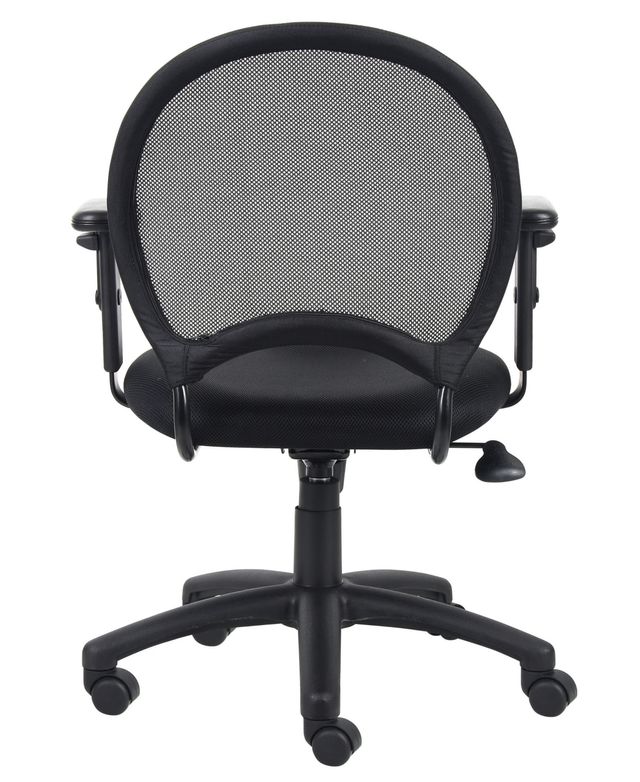 Boss Office Products Mesh Chair With Adjustable Arms