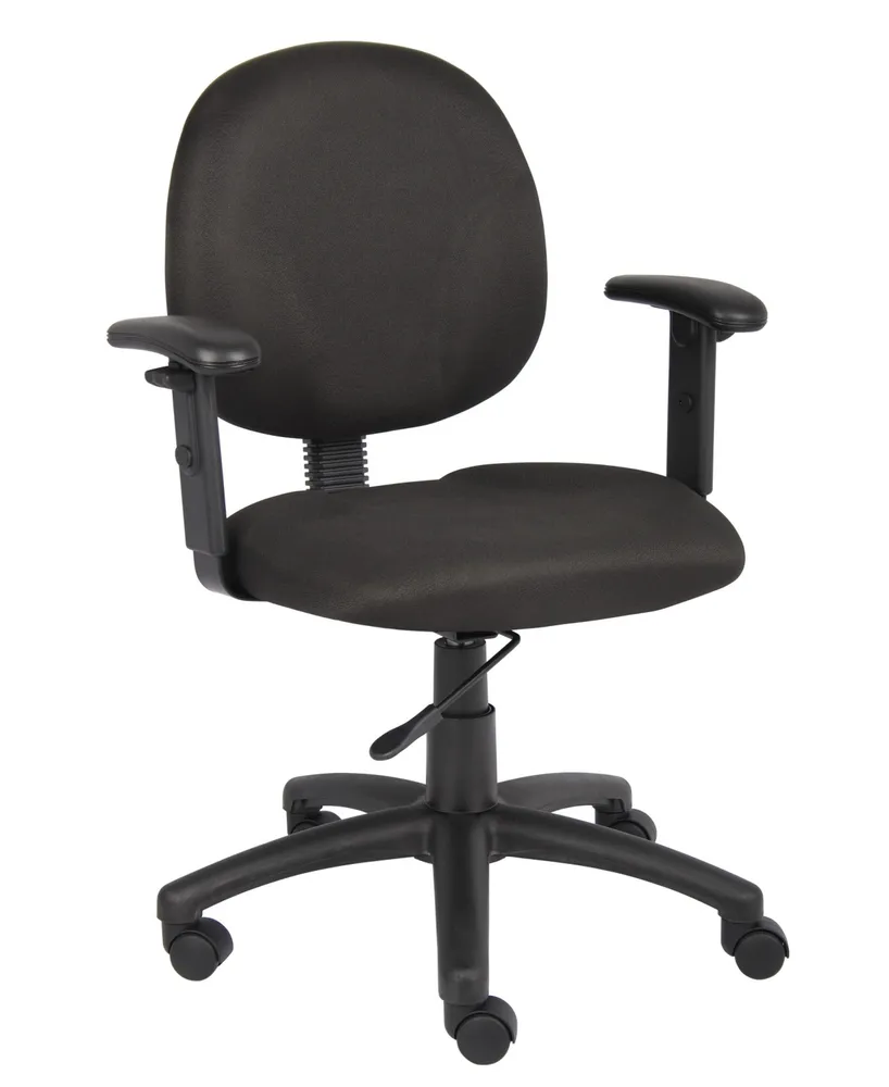 Boss Office Products Diamond Task Chair W/ Adjustable Arms