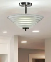 Dale Tiffany Solomon Led Crystal Semi Flush Mount