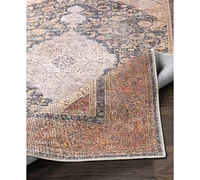 Closeout! Livabliss Amelie Aml-2300 Clay Machine-Washable 7'10" x 10'3" Area Rug