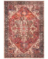 Livabliss Amelie Aml-2308 Rust Machine-Washable 2' x 3' Area Rug