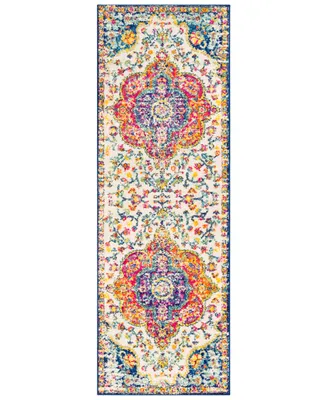 Livabliss Elaziz Elz-2335 Bright Pink 2'7" x 7'6" Runner Area Rug