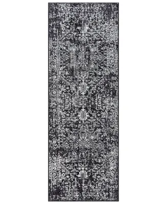 Livabliss Harput Hap-1087 Black 2'7" x 7'3" Runner Area Rug