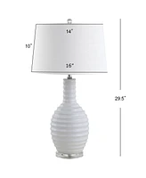 Jonathan Y Dylan Ceramic Led Table Lamp