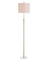 Jonathan Y June Adjustable Led Floor Lamp - Brass Gold