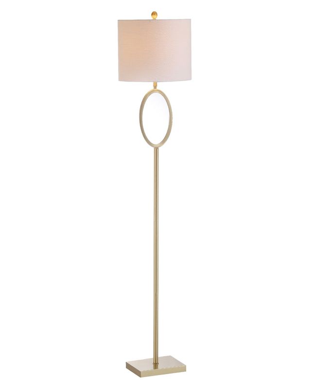 Jonathan Y April Led Floor Lamp - Brass Gold