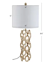 Jonathan Y Oliver Quatrefoil Led Table Lamp - Gold