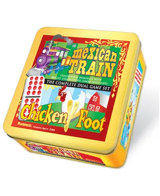 Mexican Train and Chickenfoot Dominoes
