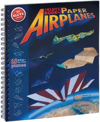 The Klutz Book of Paper Airplanes Craft Kit