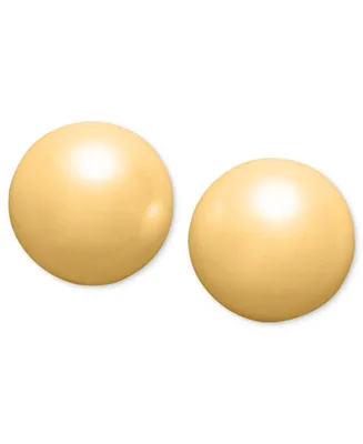 Charter Club Silver-Tone Imitation Pearl (6mm) Stud Earrings, Created for Macy's