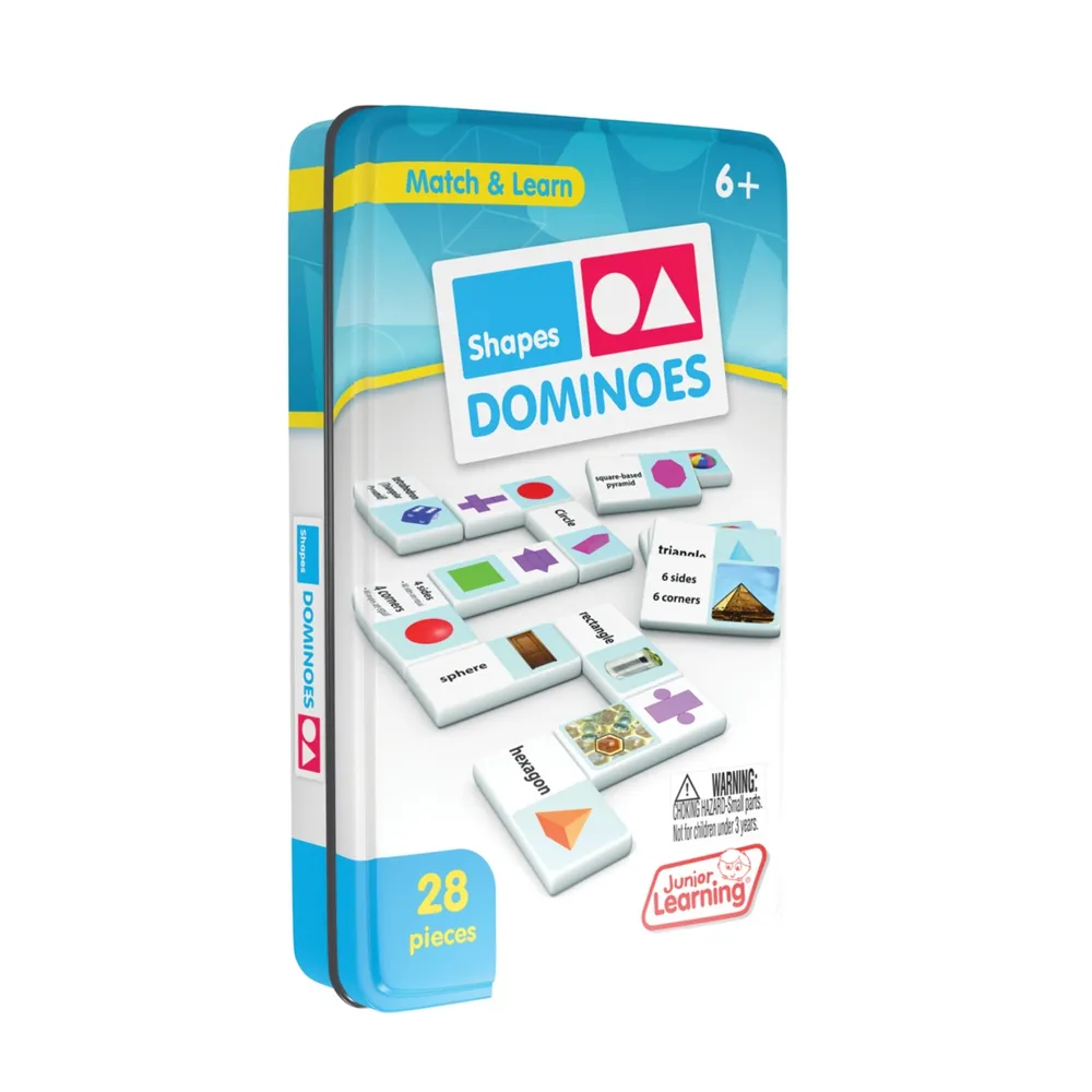 Junior Learning Shape Dominoes Match and Learn Educational Learning Game