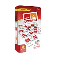 Junior Learning Angles Dominoes Match and Learn Educational Learning Game