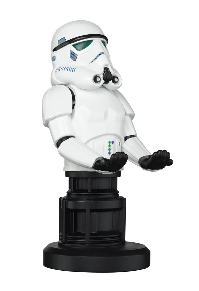 Exquisite Gaming Cable Guy Controller and Phone Holder Star Wars Empires Elite Stormtrooper 8"