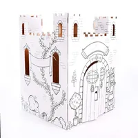 Easy Playhouse Fairy Tale Castle Cardboard Playhouse