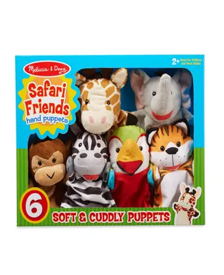 Melissa and Doug 6-Piece Safari Puppet Set