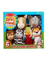 Melissa and Doug 6-Piece Safari Puppet Set