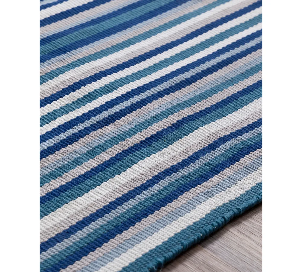 Surya Maritime Mtm-1004 Dark Blue 2' x 3' Indoor/Outdoor Area Rug