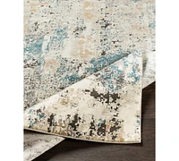 Livabliss Pune Pun-2301 Taupe 2'7" x 10'3" Runner Area Rug