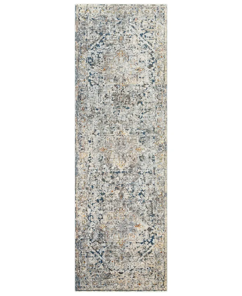 Surya Presidential Pdt-2300 Pale Blue 3'3" x 10' Runner Area Rug