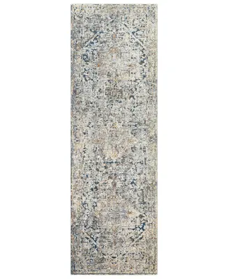 Livabliss Presidential Pdt-2300 Pale Blue 3'3" x 10' Runner Area Rug