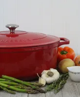 Chasseur French Enameled Cast Iron 7.25 Qt. Oval Dutch Oven