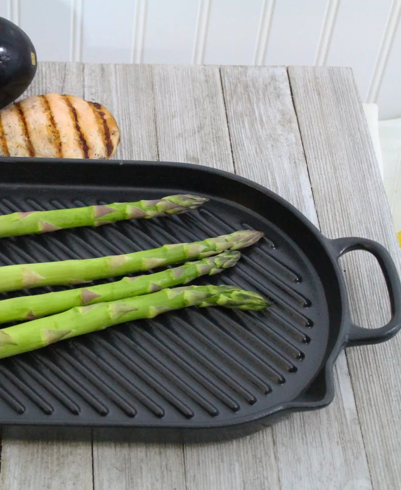 Chasseur French Cast Iron 14" Oval Grill Pan