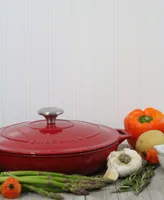 Chasseur French Enameled Cast Iron Qt. Braiser with Lid